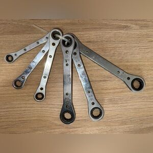 MAC Vintage 6 piece Double Ratchet Multi-Tool Wrench Set.